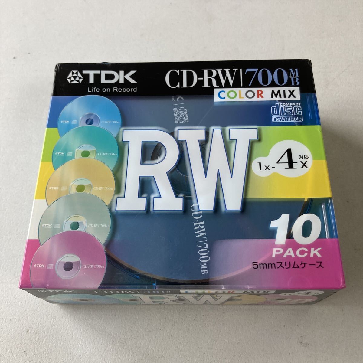 1円スタート! CD-RW 10枚セット 未開封品  TDK 700MB データ用 詳細は画像参照拍卖