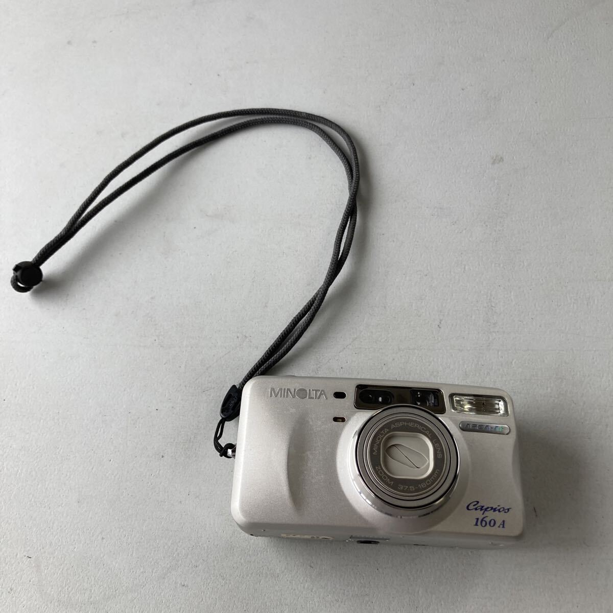 I円 MINOLTA Capios160A 銀色 動作未確認 フィルムカメラ拍卖