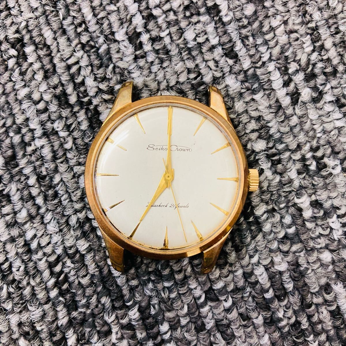 1円スタート!セイコー SEIKO クラウン 腕時計 1961年 手巻き メンズ CROWN ビンテージ 稼働品 ベルトなし拍卖