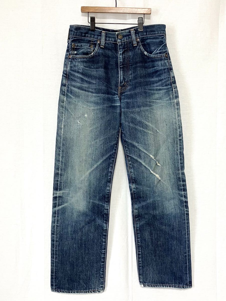 復刻 LEVI'S 551Z-XX リーバイスジーンズ(W28)赤耳 ビッグE ジッパーフライ デニムパンツ拍卖