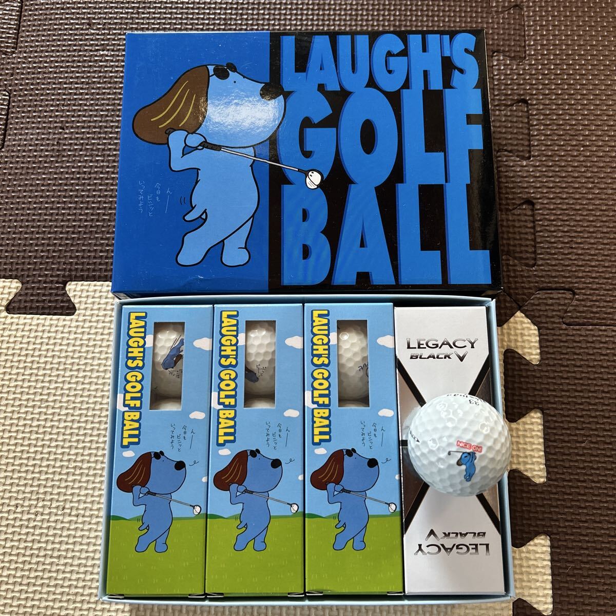 【個人在庫整理】新品キャロウェイゴルフボール LEGACY BLACK V白 3球(撮影開封の為箱イタミ有) 新品スリクソン Z-STAR 9球 SRIXONセット拍卖