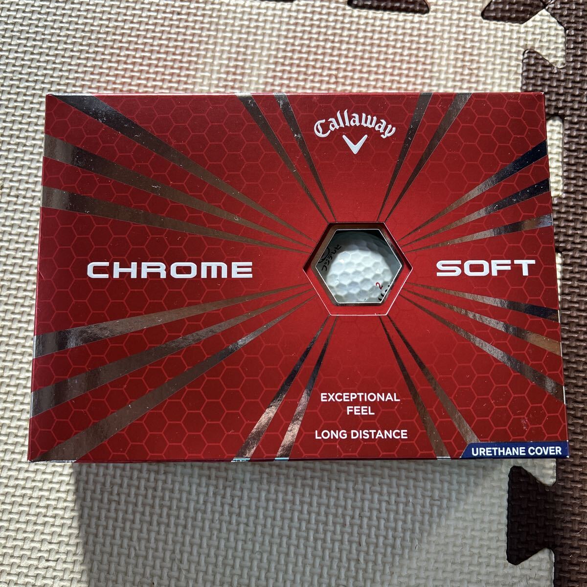 【個人在庫整理】新品キャロウェイゴルフボール CHROME SOFT URETHANE COVER白 12球Callaway 飛距離&スピン  Callaway SOFT ホワイト拍卖