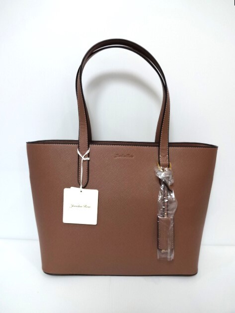 新品 未使用 ジュエルナローズ Jewelna Rose ダニエラ トートバッグ ビジネストート 台形型 A4ジャストサイズ 通勤 ダスティピンク拍卖