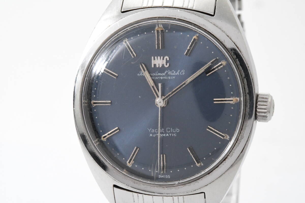 【希少品】IWC シャフハウゼン ヨットクラブ Yacht Club インターナショナルウォッチ オールドインター AT 魚リューズ 腕時計 1026-17拍卖