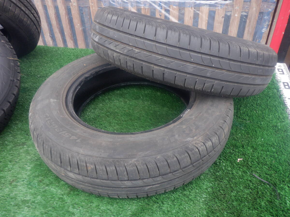 2本のみ 夏タイヤ ロードストーン EUROVIS HP02 145/80R13 バリ物拍卖