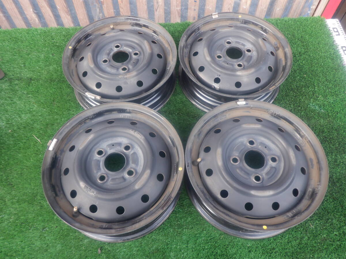 スズキ純正 アルト スチールホイール 13x4J +45 PCD100 4H 4本 ワゴンR MRワゴン AZワゴン 拍卖