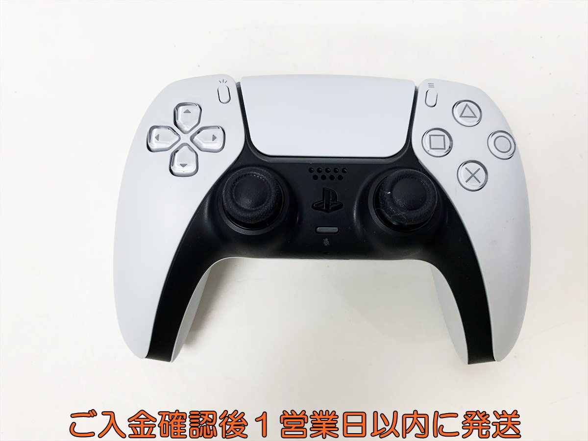 【1円】PS5 純正 ワイヤレスコントローラー DualSense ホワイト SONY Playstation5 未検品ジャンク プレステ5 B02-734rm/F3拍卖