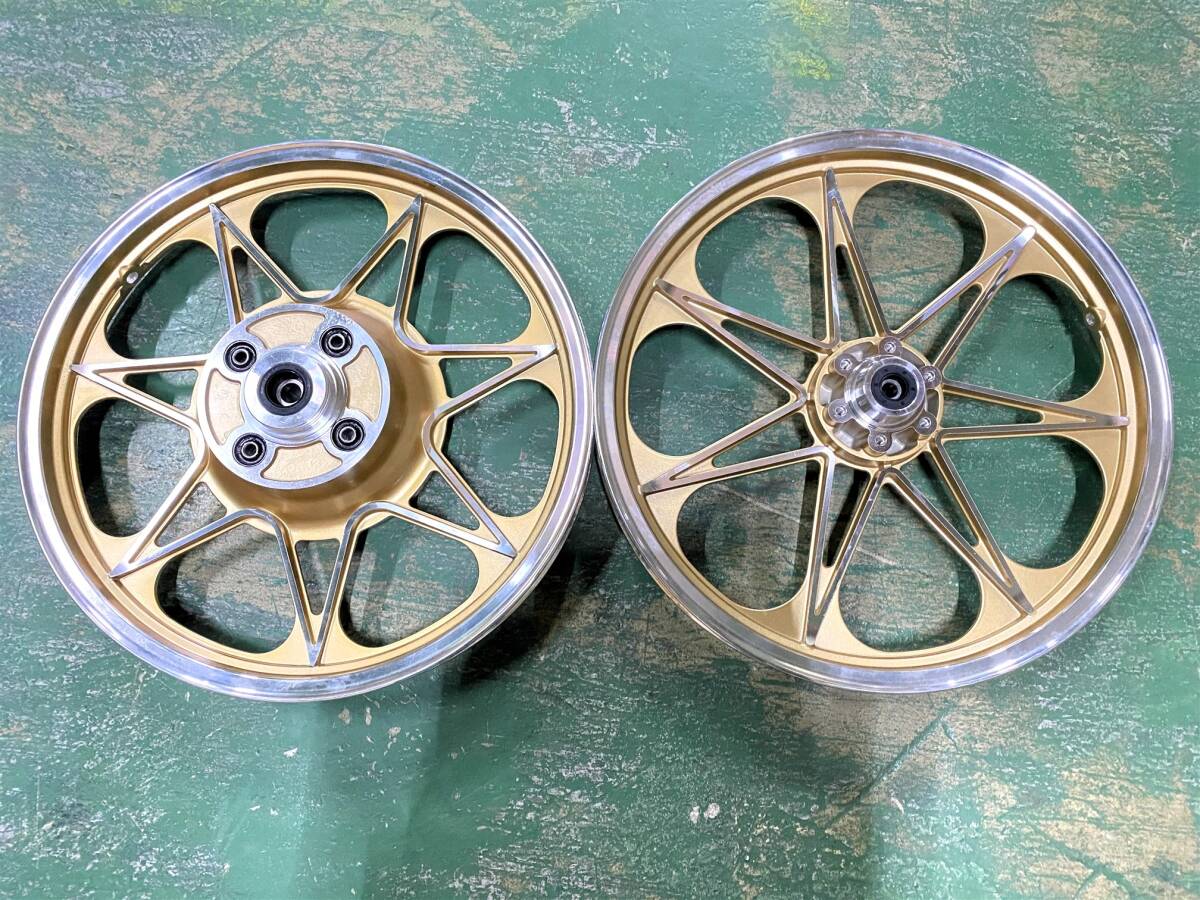 RZ250 RZ350 キャストホイール 7金/ 前後セット ホイール4UO 4L3ダブル対応 セブンスターキャスト BEET メルバ ハヤシ拍卖