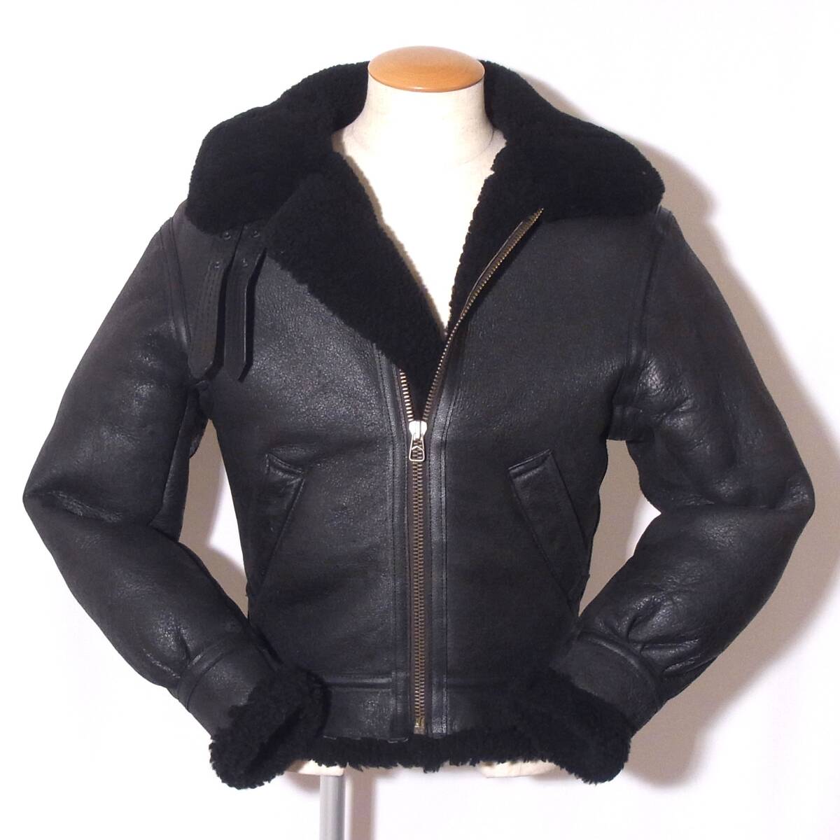 AVIREX【アビレックスB-3/32フライトジャケット】人気の黒/最小XS程/⑤拍卖