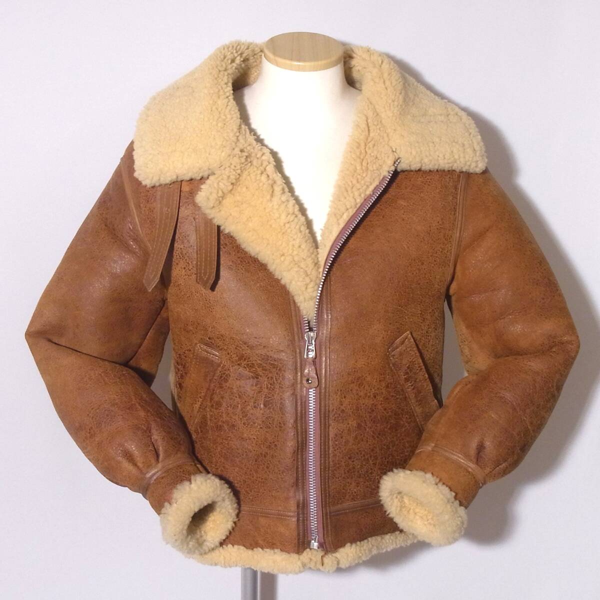 AVIREX【アビレックスB-3/40】限定レアカラーお洒落な赤茶/⑬拍卖