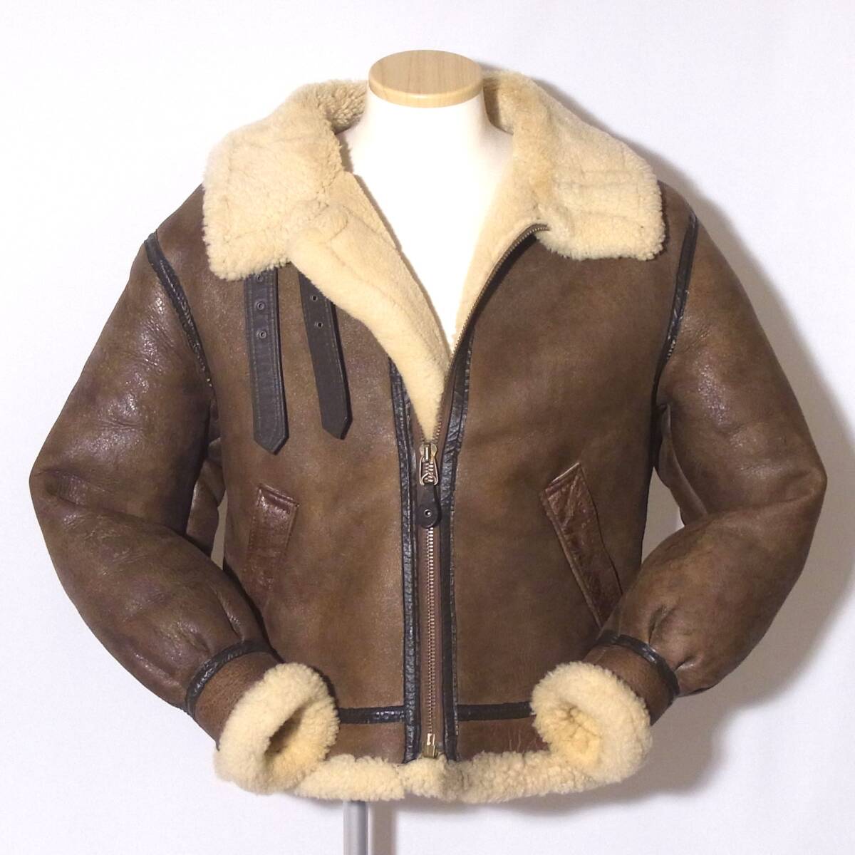 AVIREX【アビレックスB-3/42フライトジャケット】Lサイズ程/⑮拍卖