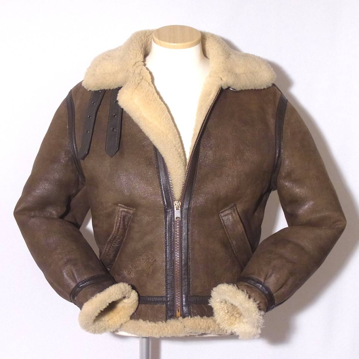 Schott【ショットB-3フライトジャケット/38】Mサイズ程/①拍卖