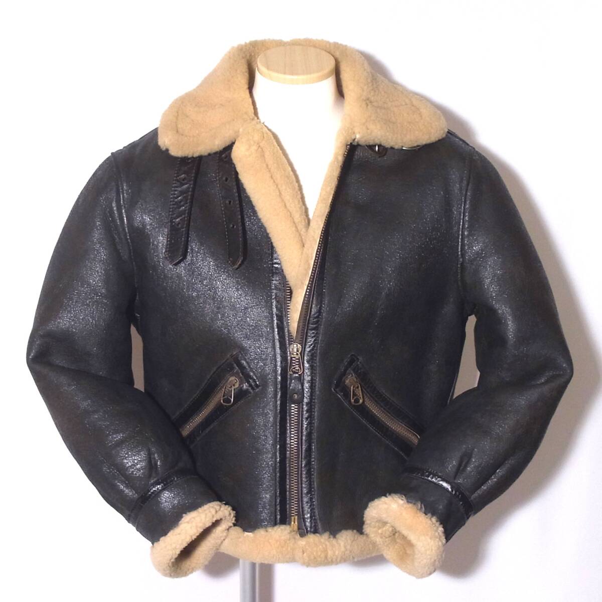 Schott【絶版ショットB-9/42】入手困難な黒/初期ヴィンテージ/B-3/⑲拍卖