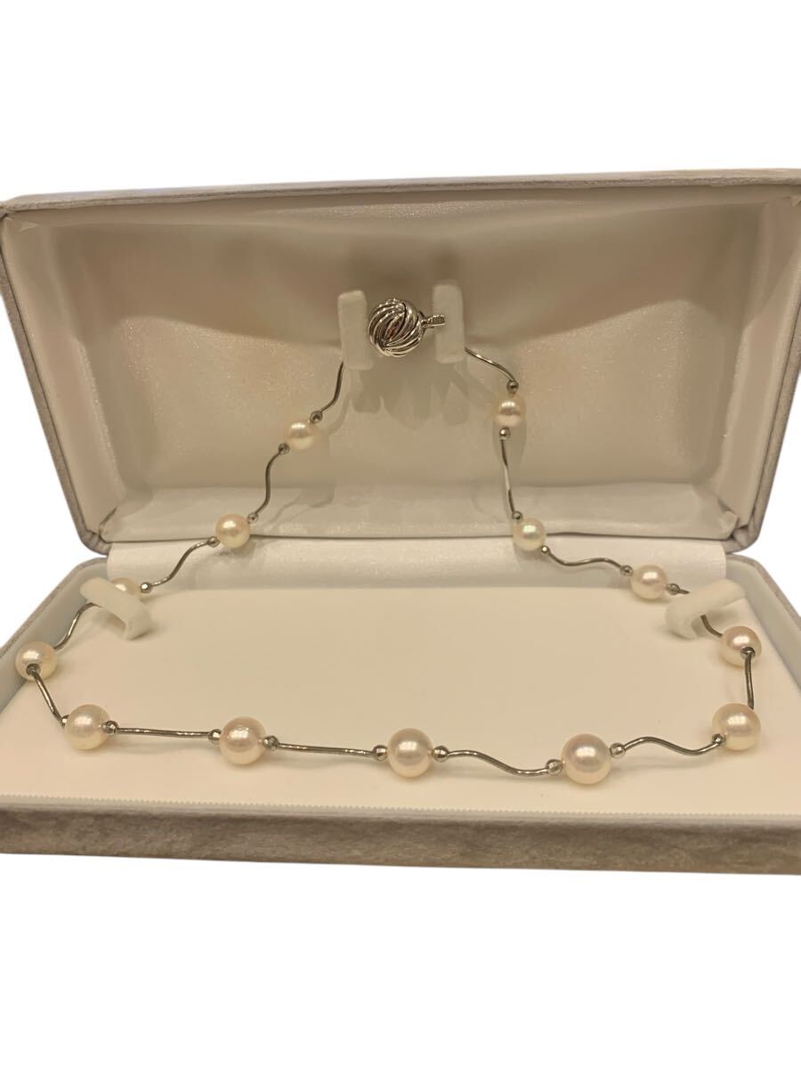 パールネックレス SILVER 刻印 真珠 アクセサリー シルバー拍卖