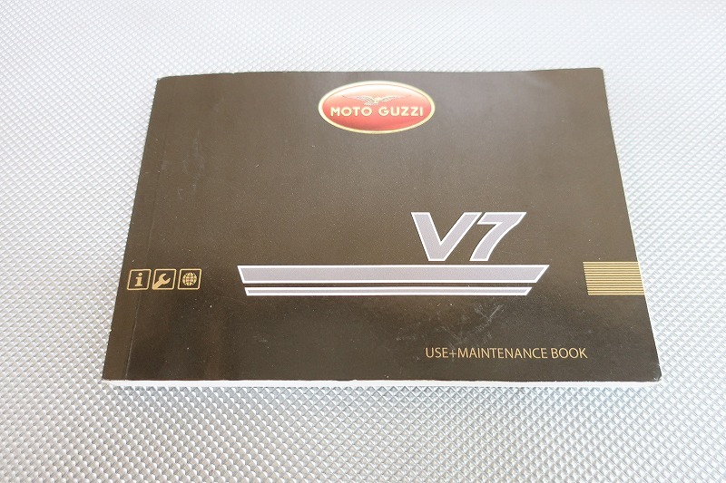 即決!モトグッチ V7 レーサー/スペシャル/ストーン/取扱説明書/moto guzzi/(検索:カスタム/レストア/メンテナンス/サービスマニュアル)拍卖