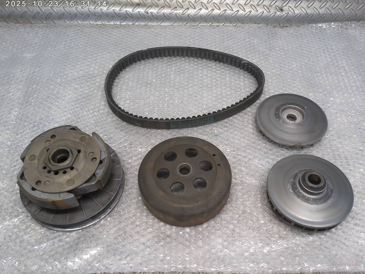 ロ10.24  マジェスティ250C  SG03J G312E  純正  クラッチ/プーリー/ベルト 駆動系set  ☆マジェ.5GM.4HC拍卖