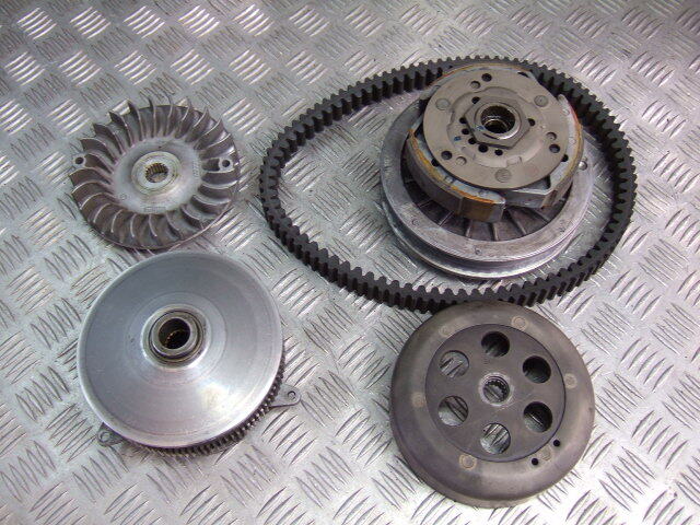 し1010 マジェスティ250 SG20J 4D9  作動OK 純正 プーリー&クラッチ/ベルト/駆動系拍卖