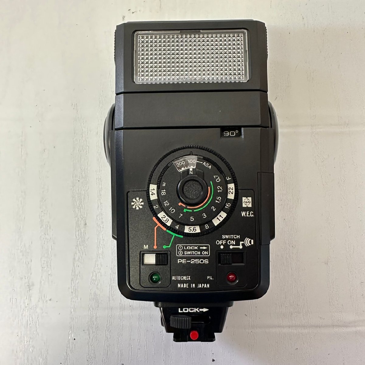 送料無料 National ナショナル オート ストロボ PE-250S レトロ 未点検 5206拍卖