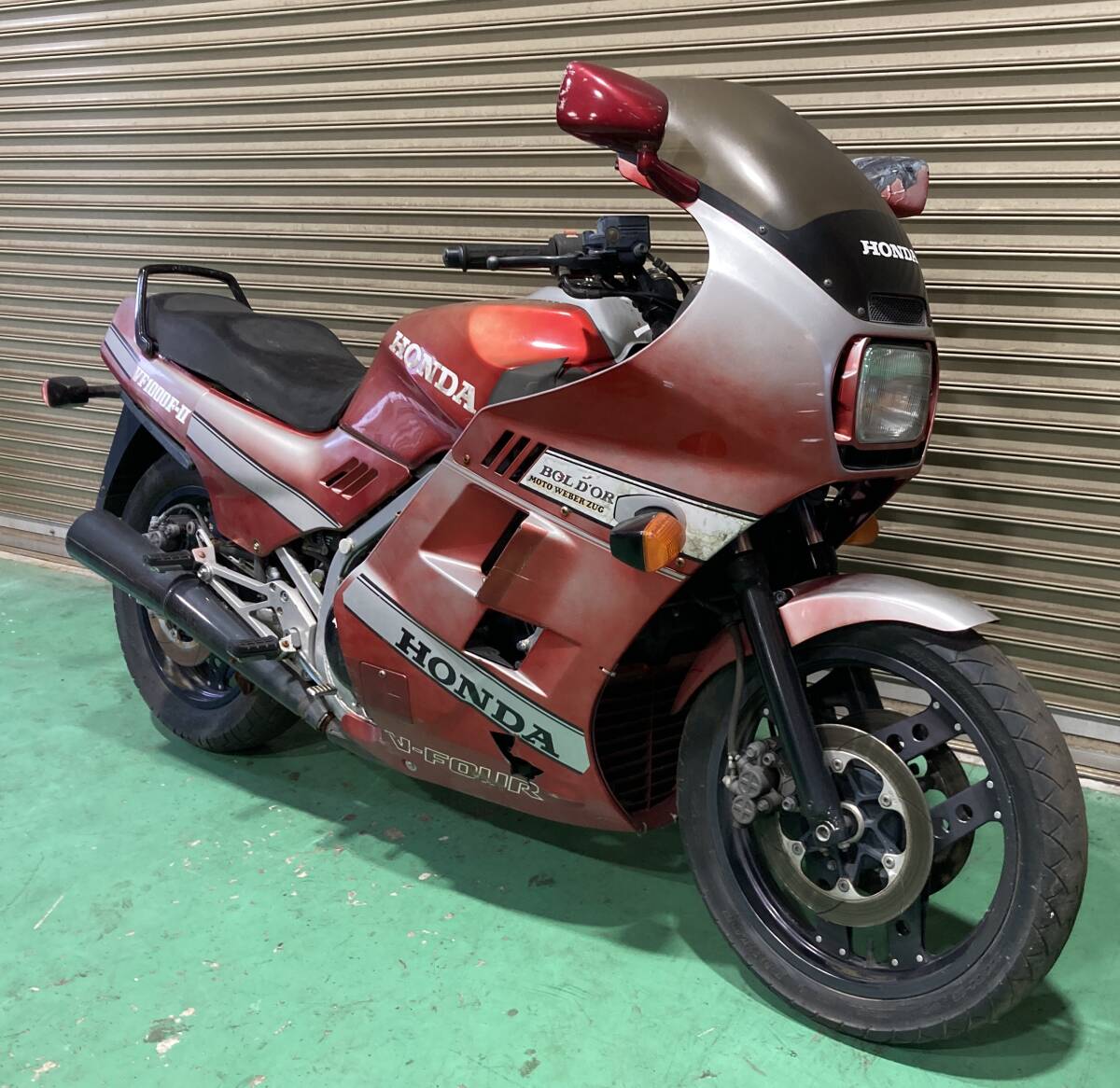 VF1000F -Ⅱ ボルドール SC19 書類付き エンジン簡易作動確認済み ベース車両 CB750F CB900F CB1100F VF1000R インテグラ CBX 拍卖