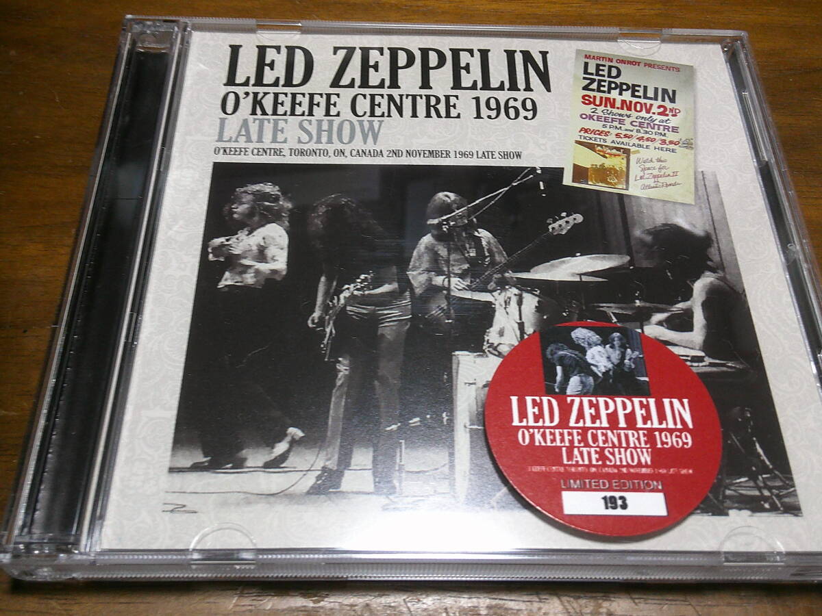 Led Zeppelin《 O’KEEFE CENTRE 69 LATE SHOW 》★ライブ2枚組拍卖