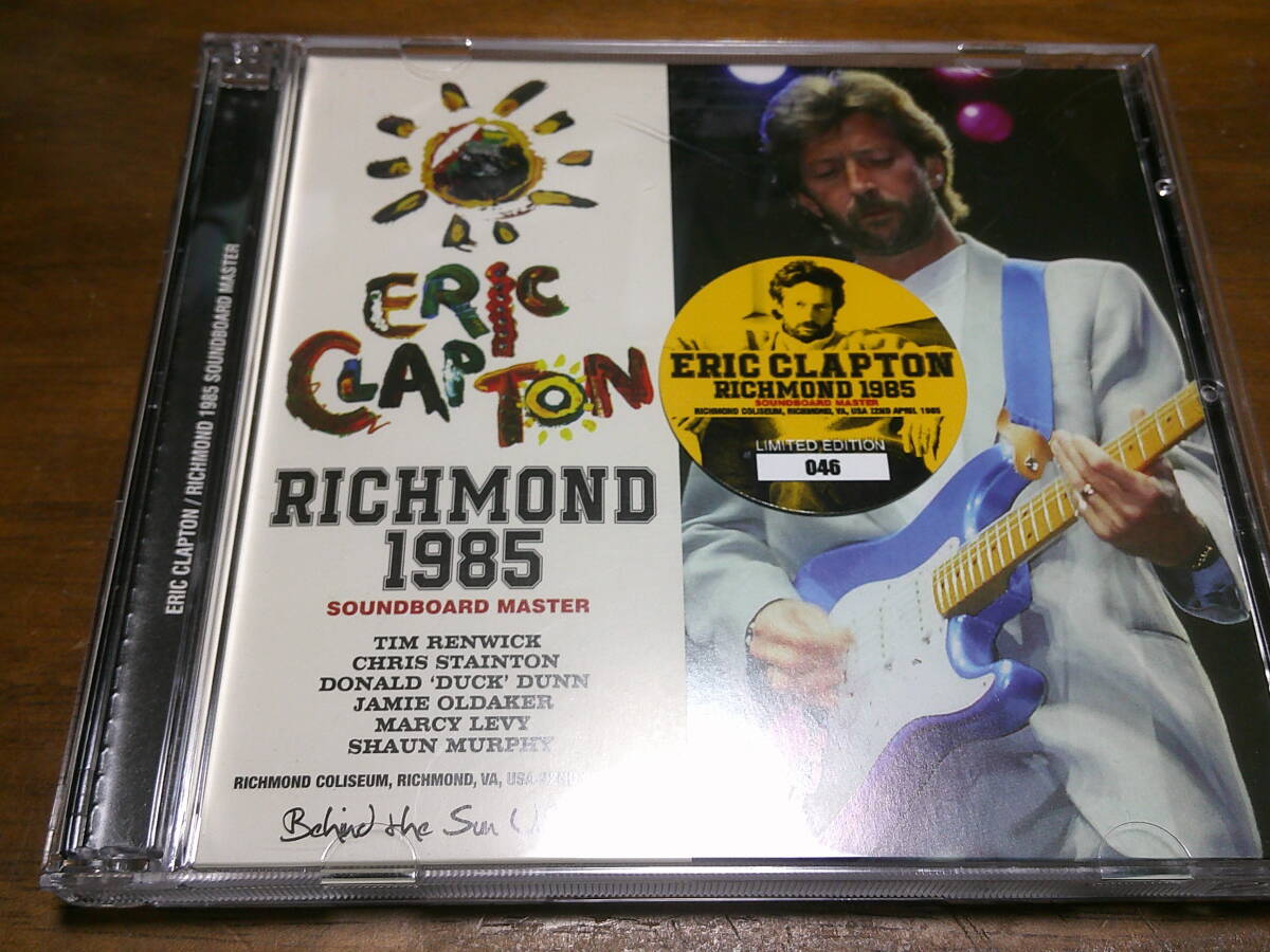 Eric Clapton《 RICHMOND 85 Soundboard Recording 》★ライブ2枚組拍卖