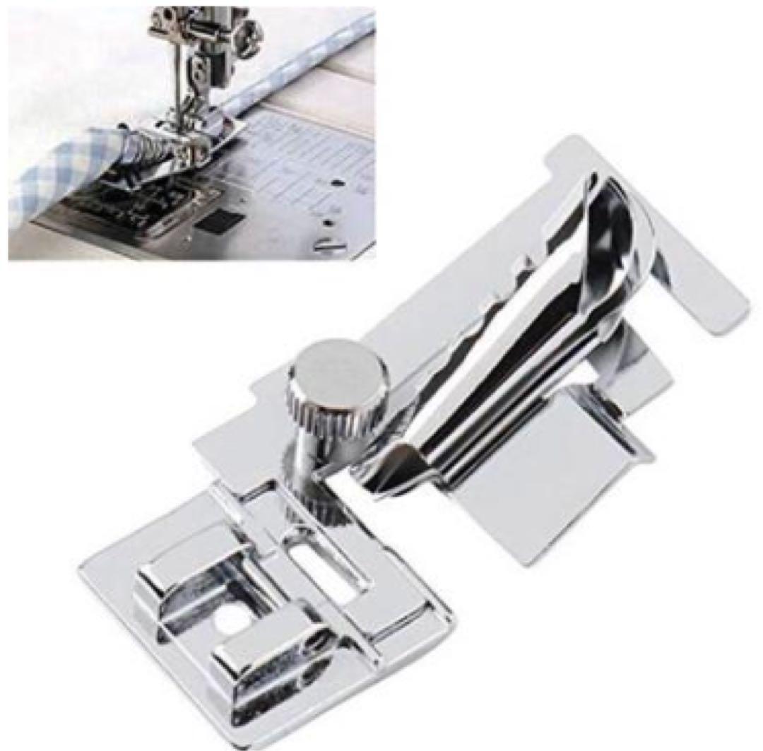 【値下げ中】新品 家庭用ミシン バイアスバインダー 押さえ バイアス縫い付け ミシン DIY クラフト 手作り拍卖