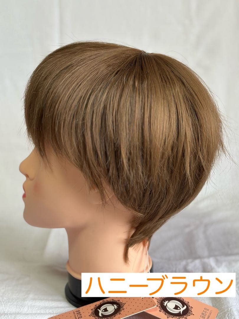 【在庫限り】【ハニーブラウン】新品 ウィッグ ショート レディース フルウィッグ ボブ 医療拍卖