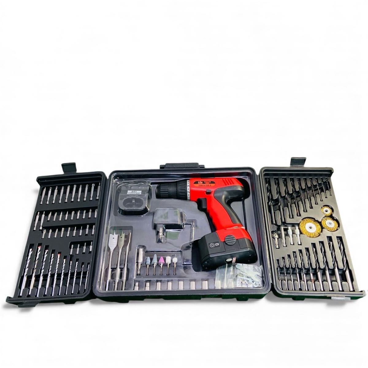 ★☆美品 Power tools パワーツール ドリルドライバー 12V コードレス 充電式 電動工具 電気工具 道具 工具 動作確認済み C☆★拍卖
