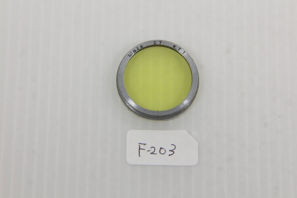 M80-F-203☆☆27mm被せフィルター Walz W.Y1拍卖