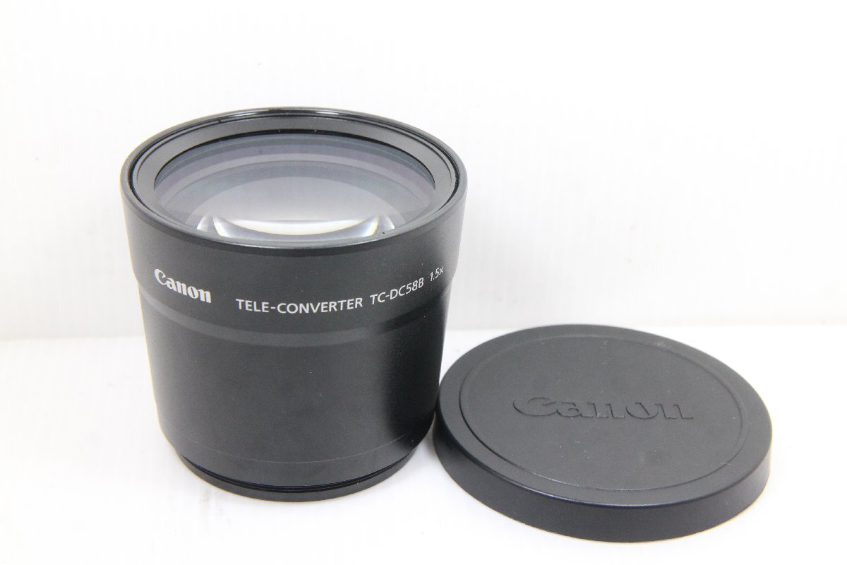 B999☆☆良品★キヤノン テレコンバーター TC-DC58B 1.5x拍卖