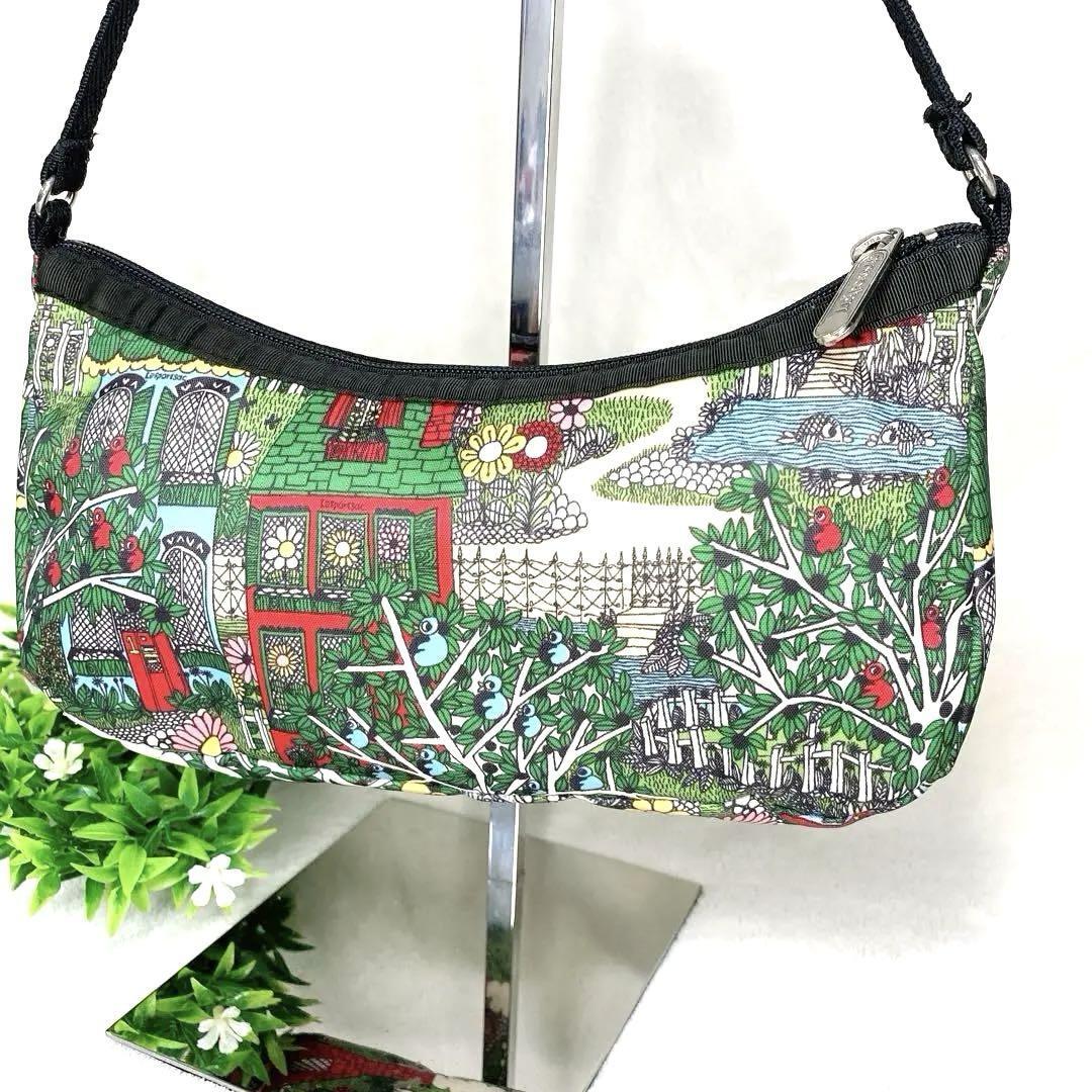 美品レア柄 レスポートサック ルル ヴィレッジ ミニショルダーバッグ拍卖