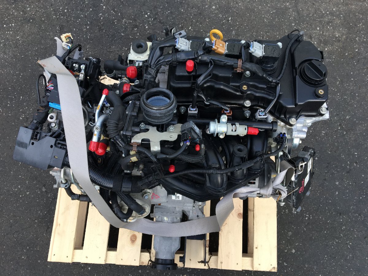 ムーヴ/MOVE LA160S エンジン ミッション KFVE ECU付 中古22272.1-3-2拍卖