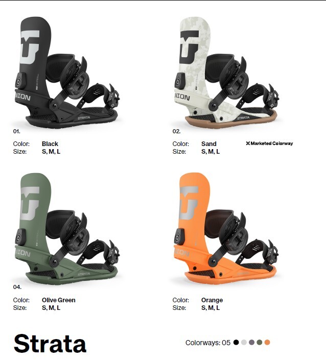 新品未使用 25-26 Union BINDING STRATA BLACK Sサイズ あすつく 土日祝発送OK拍卖