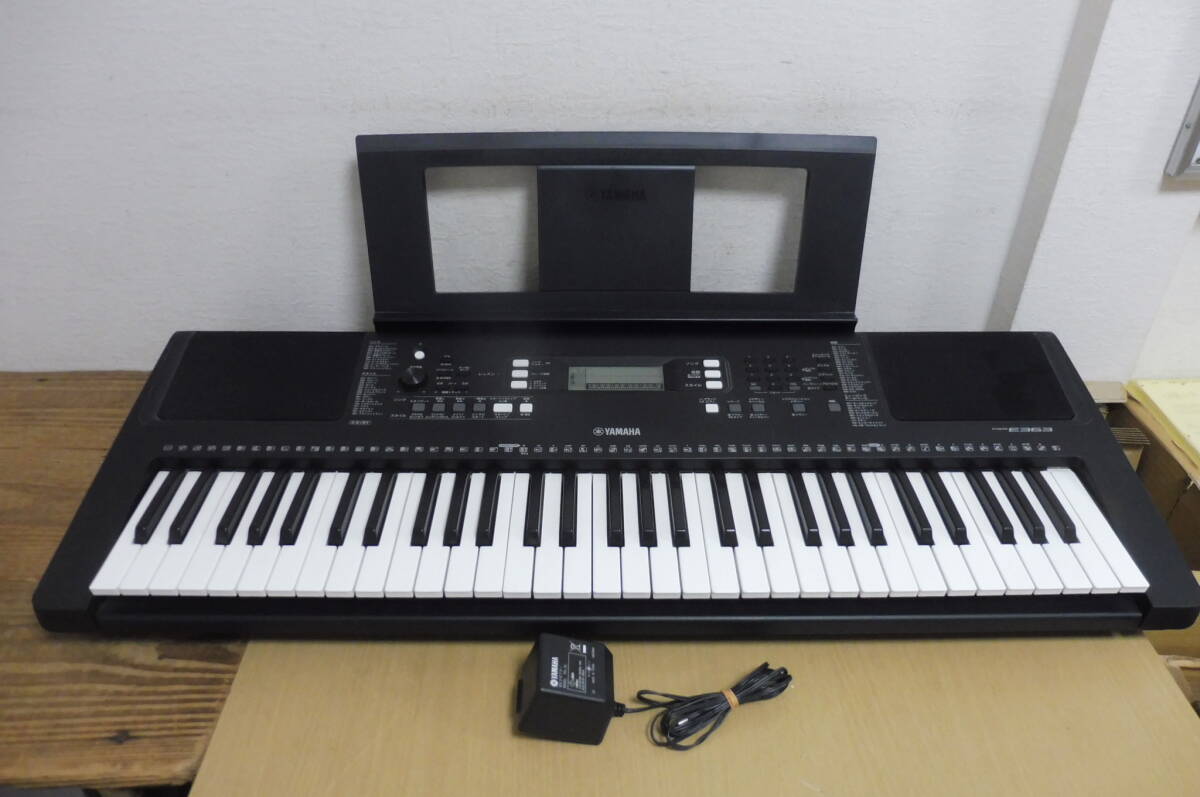 「T2D」YAMAHA ヤマハ 電子キーボード PSR-E363 PORTATONE ポータトーン 通電OK 簡易操作確認済 中古 現状品拍卖