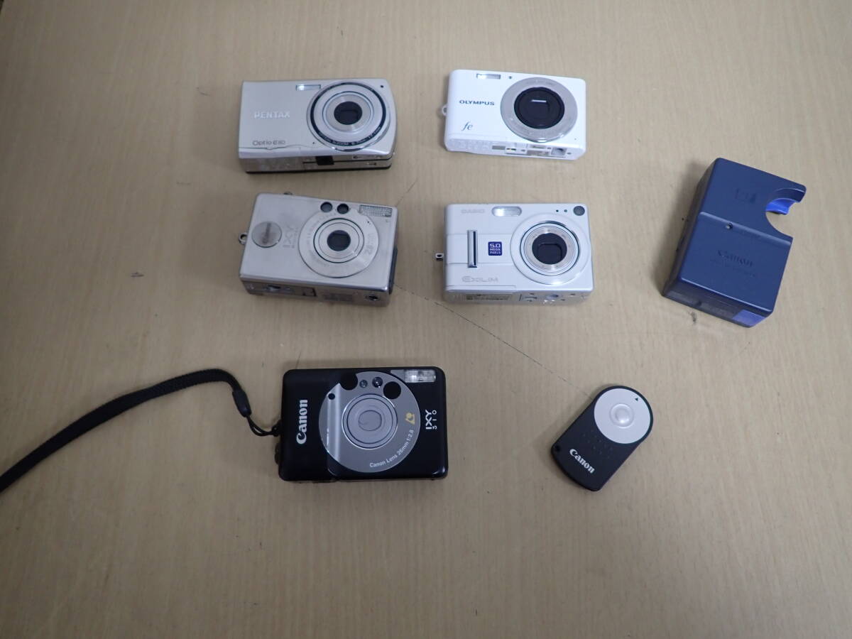「S3C」まとめてセット CASIO カシオ EXILIM EX-Z55 デジタルカメラ PENTAX ペンタックス Optio E80 オリンパス FE-4050 キャノン IXY拍卖