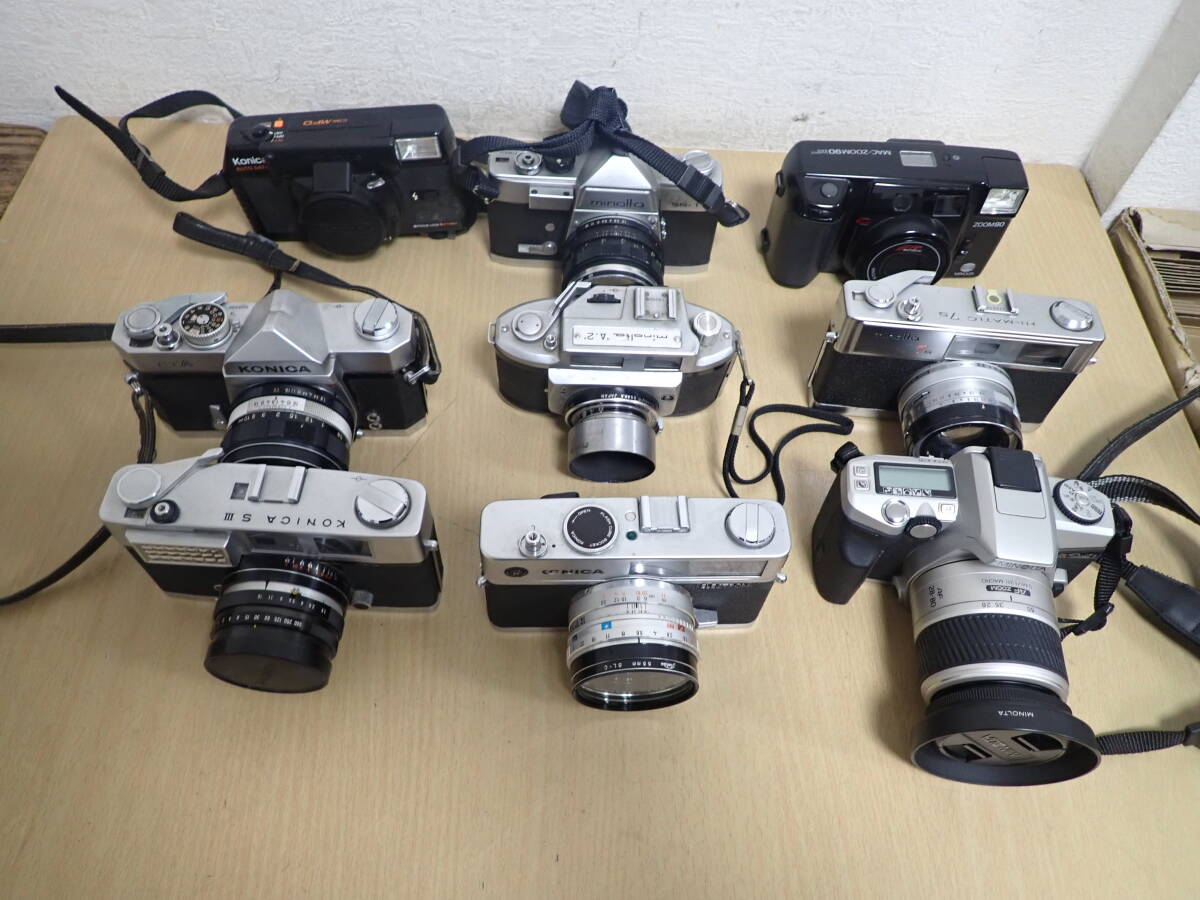 「S3B」まとめて9点 カメラまとめ売り ミノルタ MINOLTA SR-1S SWEET スイートⅡ ZOOM90 KONICA コニカ FTA SⅢ 7S拍卖