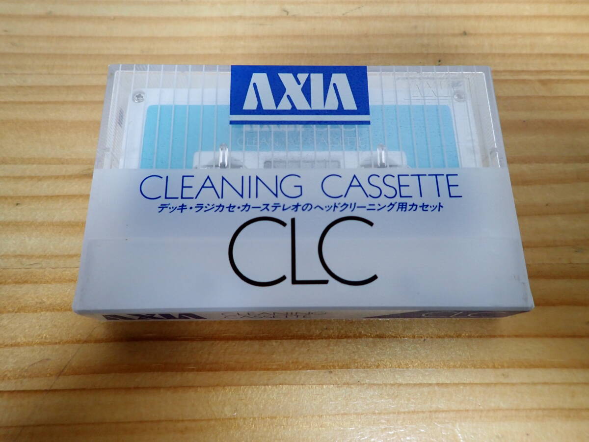 「S2C」未開封 AXIA CLEANING CASSETTE ベッドクリーニング用カセットテープ デッキ ラジカセ カーステレオ CLC拍卖