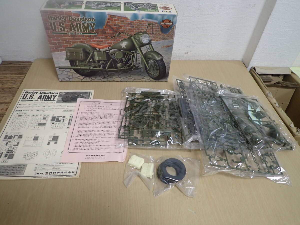 「S5A」未組立 IMAI 今井 ハーレーダビッドソン U.S.アーミータイプ Harley-Davidson US ARMY 1980 FLH 1/12 プラモデル 元箱拍卖