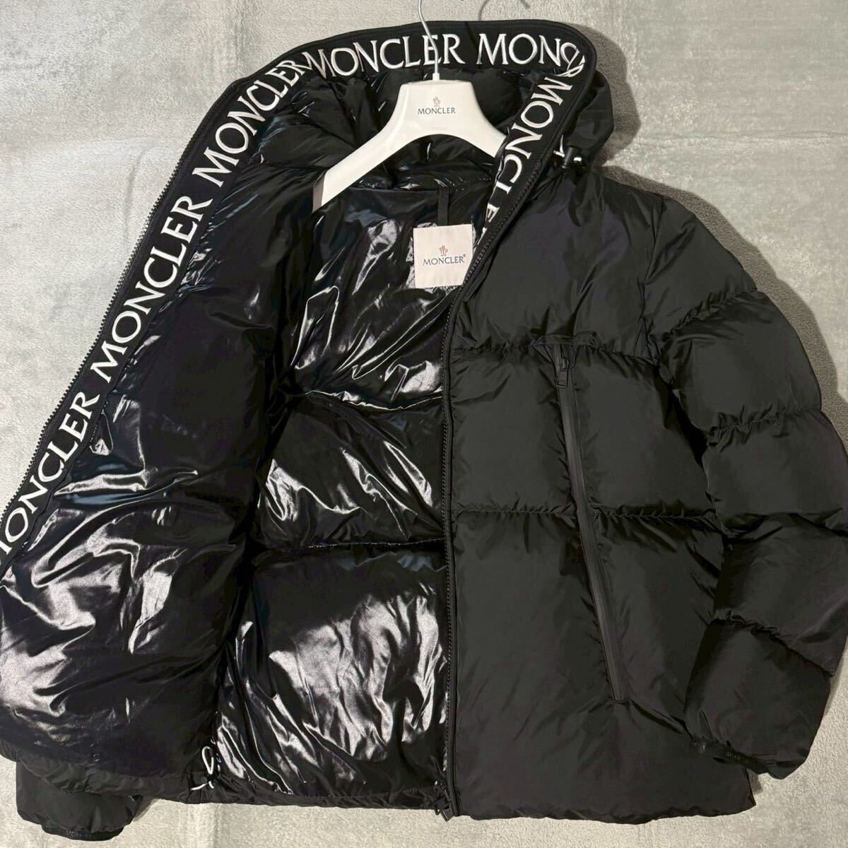 【希少サイズ】2XL相当/サイズ5★MONCLER MONTCLA モンクレール モンクラー ダウンジャケット ブルゾン Wジップ 黒 ブラック 23-24AW 現行拍卖