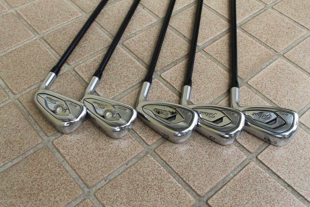 Titleist  タイトリスト T200 6~P 5本  純正カーボン クロカゲ  KUROKAGE60i 拍卖