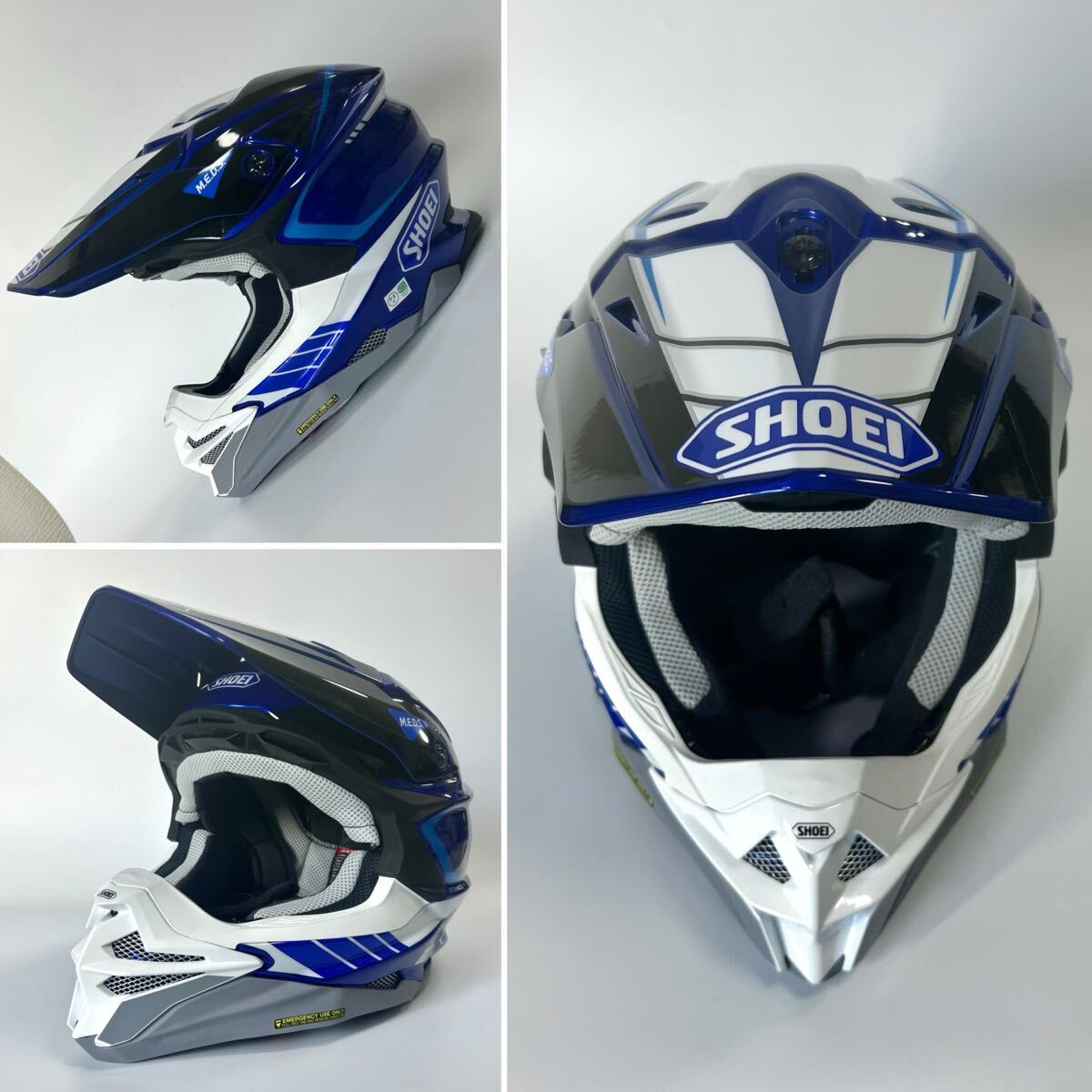 ★ SHOEI VFX-WR JAMMER Mサイズ 57cm ショウエイ ジャマー オフロード フルフェイス ヘルメット 定価78100円 23年製 A71001-4拍卖