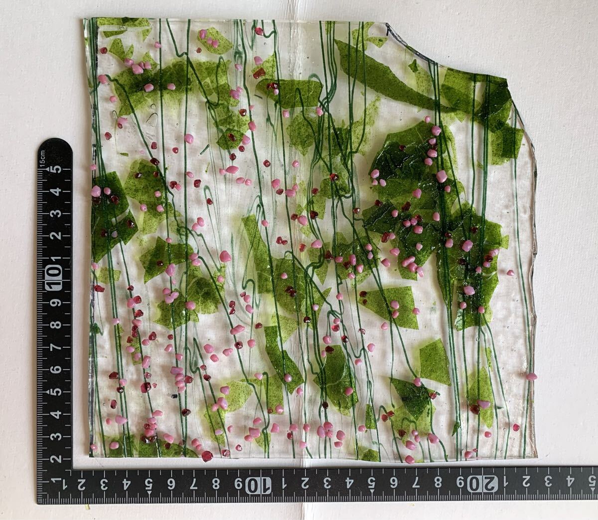 ブルズアイフラクチャーガラス、ステンドグラス、フュージング用拍卖