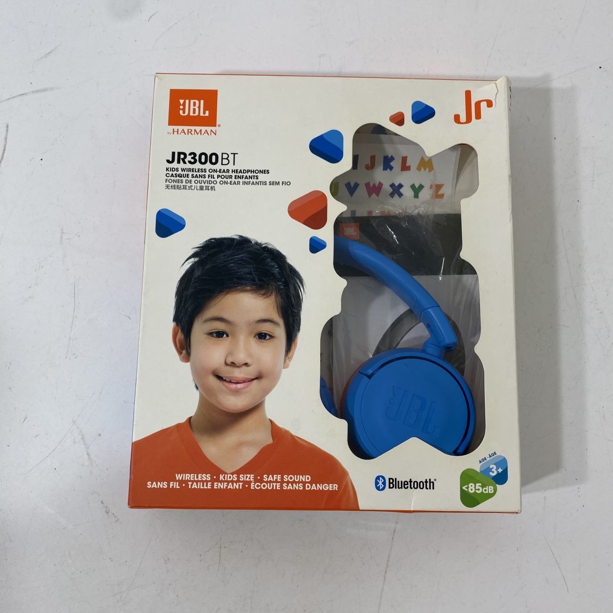 【12/14最終処分】動作確認済み JBL JR300BT Bluetooth オンイヤー ワイヤレス ヘッドホン 子供用 BBL0911S8192/1017拍卖