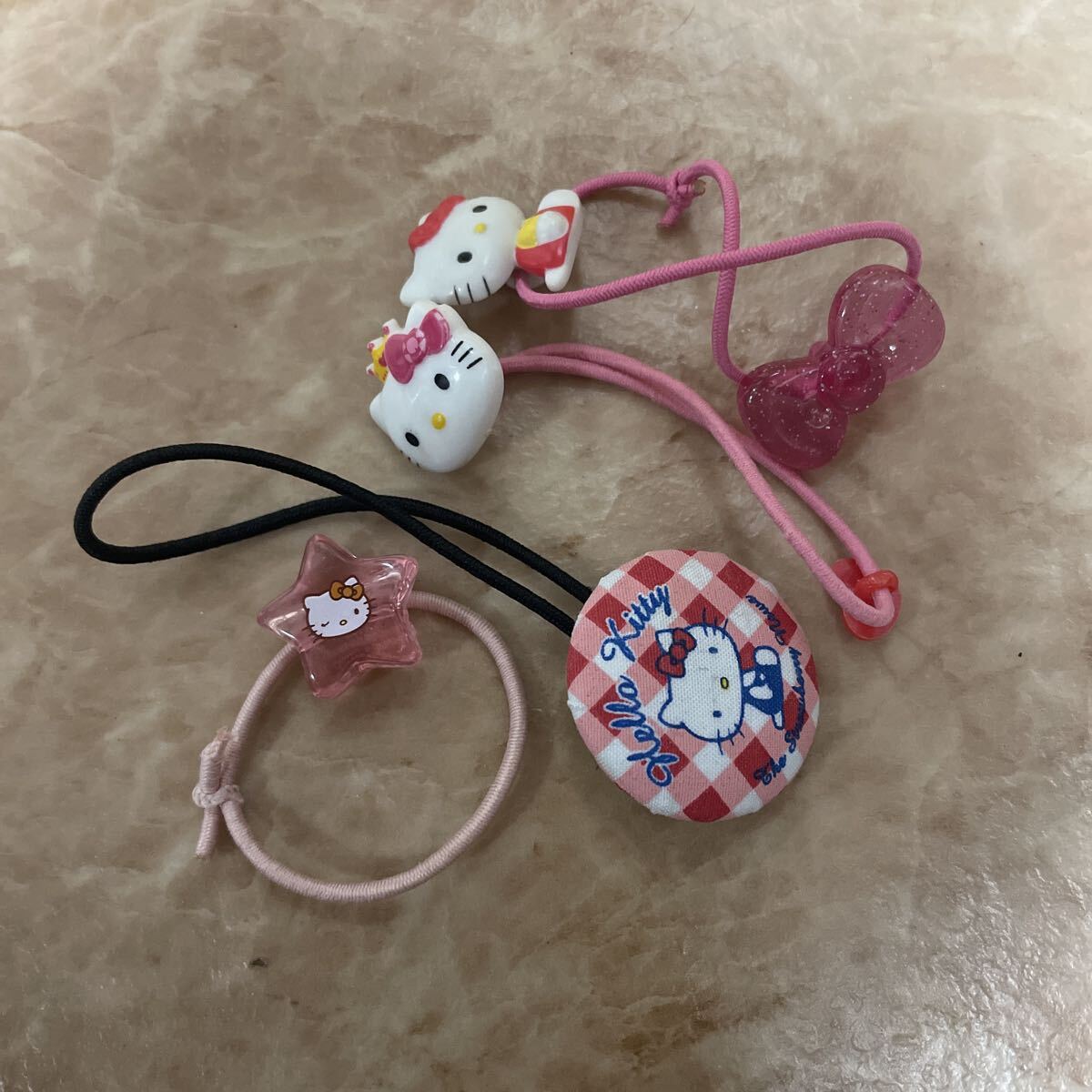 サンリオ ハローキティ キティ ヘアゴム ヘアアクセ4個セットSANRIO USED 100円〜最落無し14-3拍卖