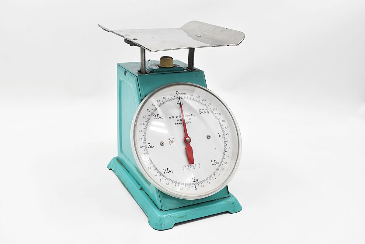 (1281L 1028T1)1円~ FUJI 富士計器 上皿自動はかり 秤 上皿はかり スケール D724号 使用範囲200g-4kg【動作確認済み】拍卖