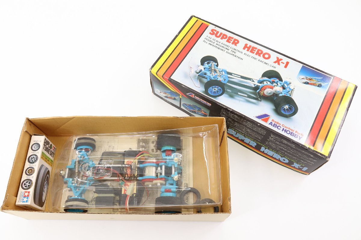 ABCHOBBY SUPER HERO X-1 スーパーヒーロー ラジコン 1/12 電動レーシングカー 4輪独立サスペンションカ- おもちゃ 現状品 3117-SM拍卖