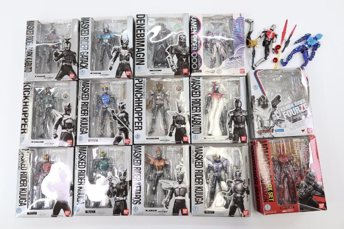 【14点】BANDAI バンダイ S.H.Figuarts 仮面ライダー クウガ/カブト/オーズ/フォーゼ 等 フィギュア おもちゃ 玩具 まとめ売り 3589-MM拍卖