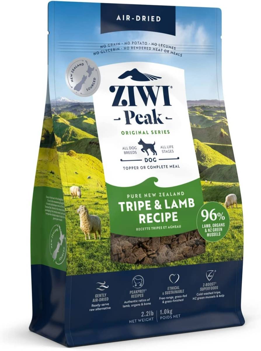 Ziwi Peak (ジウィピーク) ドッグフード トライプ&ラム 1kg 犬拍卖