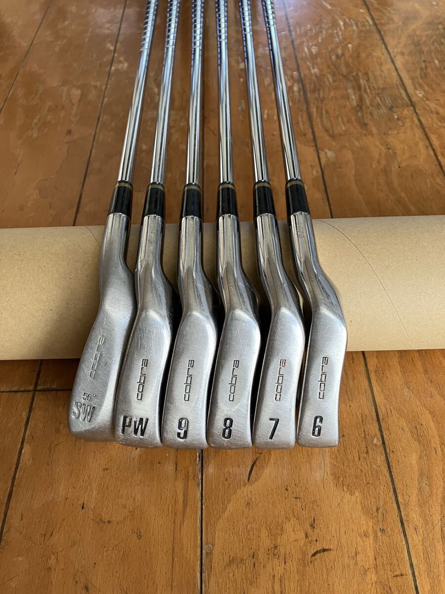 King Cobra OVERSIZE キングコブラ コブラ used メンズアイアンセット 6本 スチールシャフト R 右利き用 端数品拍卖