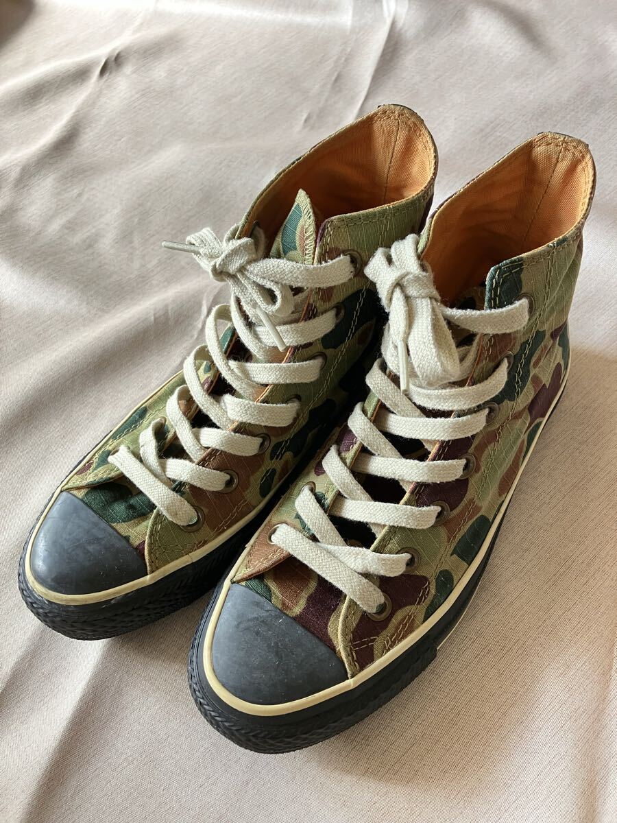 converse ALL☆STAR コンバースオールスター 迷彩柄 レディース used ハイカット 23.5 拍卖